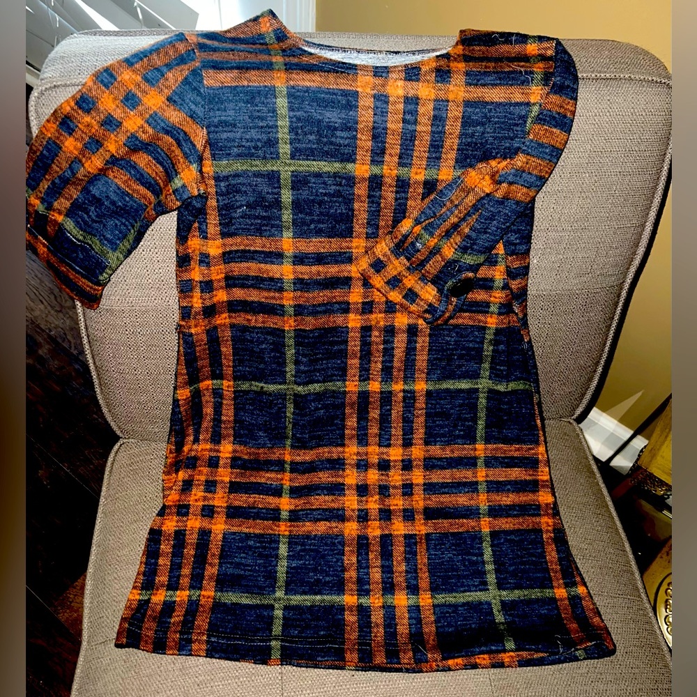 Girls plaid dress